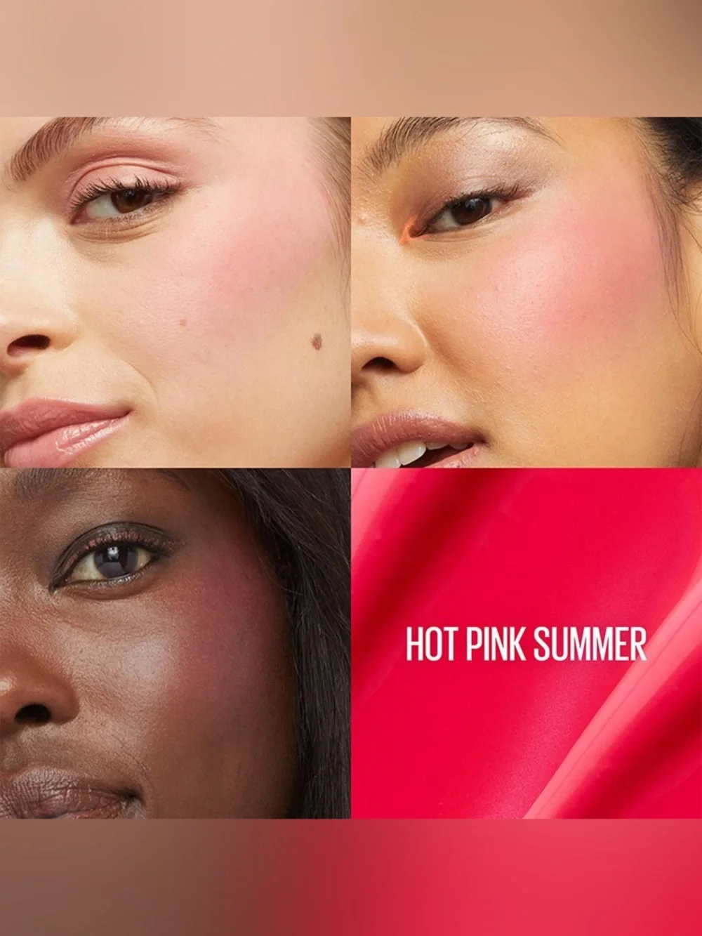 Maybelline Sunkisser Matte Liquid Blush Duo Shades 31 hot pink 36 spicy red New
